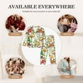 thumbnail image 7 of Lsque Mushrooms Gnomes Pattern Long Sleeve Pajama Set for Women - Soft 2-Piece Sleepwear and Loungewear Set with Pockets, Comfy Nightwear-XX-Large, 7 of 7