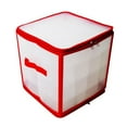 thumbnail image 1 of Baubles Storage Box Christmas Balls Storage Xmas Tree Decorations Organizer Bauble Storage Divider Toys Storage Box, 1 of 7