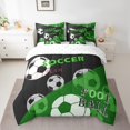 thumbnail image 2 of Eosebridal Soccer Comforter Set Twin Size 7 Pieces Football Games Green Bedding Set Sports Theme Bed in a Bag with Comforter,Sheets, 2 of 5
