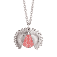 thumbnail image 1 of Japón Rojo Blanco olas Art Collar de girasol collar collar collar colgante, 1 of 3