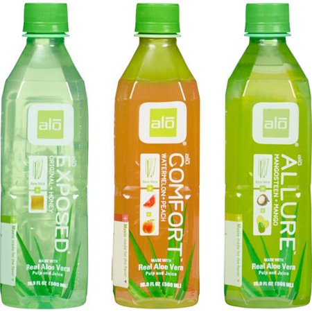 Alo Aloe Vera Drink Variety 16 9 Oz Bottle Pack Of 12