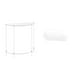 thumbnail image 1 of Mesita de noche de acrílico,Mesa auxiliar de acrílico transparente Mesa auxiliar transparente en capas,Mesa pequeña de acrílico,mesita de noche pequeña,compacta,Cesta de almacenamiento, 1 of 8