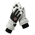thumbnail image 6 of vnanda Non-slip Ski Gloves 1 Pair Winter Gloves with Fastener Tape Fleece Lining Design Waterproof Windproof Thermal Touchscreen Gloves for Cycling, 6 of 8