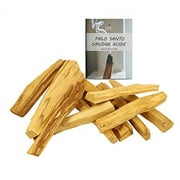 AncientVeda 12 Pieces Palo Santo Holy Wood Sticks from Peru for Smudging Pack with Guide