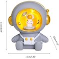 thumbnail image 4 of Hucha de regalo de cumpleaños TUNC con luz nocturna astronauta para niños 16*17cm, 4 of 5