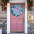 thumbnail image 5 of Ramiter Rabbit Easter Wreath Rabbit Decorations Cloth Wall Hanging Sites Layout Props, 5 of 5