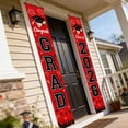 thumbnail image 5 of Graduation Decorations Porch Banner, Congrats Grad Class Of Banner Red, Graduation Decorations for Door and Porch, 5 of 5