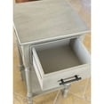 thumbnail image 3 of Urban Designs French Country End Accent Table With Storage - Grey - 28" H x 14" L x 14" W, 3 of 4