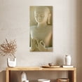 thumbnail image 2 of Elephant Stock Limestone Buddha Wall Art - Religion And Spirituality Canvas Canvas - 18" x 36", 2 of 8