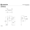 thumbnail image 5 of Kingston Brass VPB30167 Edwardian 16" Wide X 30" High Console Stand - Brass, 5 of 7
