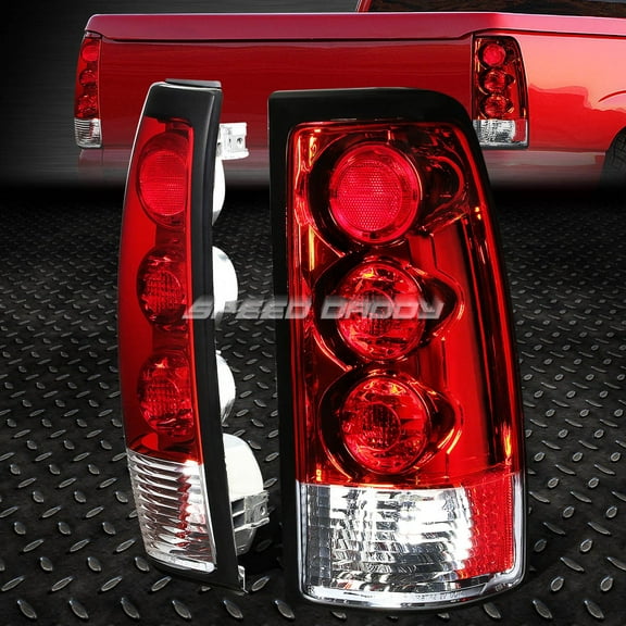 [ALTEZZA STYLE]FOR 99-03 CHEVY SILVERADO GMC SIERRA TAIL LIGHT BRAKE LAMP RED