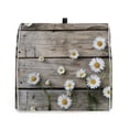 thumbnail image 5 of ZIATUBLES Daisy Wood Grain Print Kitchen Mixer Dust Cover Small Appliance Accessories with Front Pockets Compatible with 4.5-5 Quart Stand Mixer Easy to Clean, 5 of 7