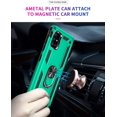 thumbnail image 3 of Compatible with Galaxy A51 5G Case,[Not Fit Galaxy A51 4G Version] [Military Grade] Ring Car Mount Kickstand Hybrid Hard PC Soft TPU Shockproof Protective Case for Samsung Galaxy A51 5G (Teal), 3 of 7