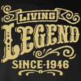 thumbnail image 3 of CafePress - Living Legend Since 1946 Long Sleeve Dark T Shirt - Long Sleeve Dark T-Shirt, 3 of 4