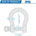 thumbnail image 2 of Yazoeia Screw Pin Anchor Shackle CJC912-206104, 2 of 6