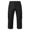 thumbnail image 3 of Elastic Waistband Men‘s Cargo Pants for Casual Jogging, 3 of 4