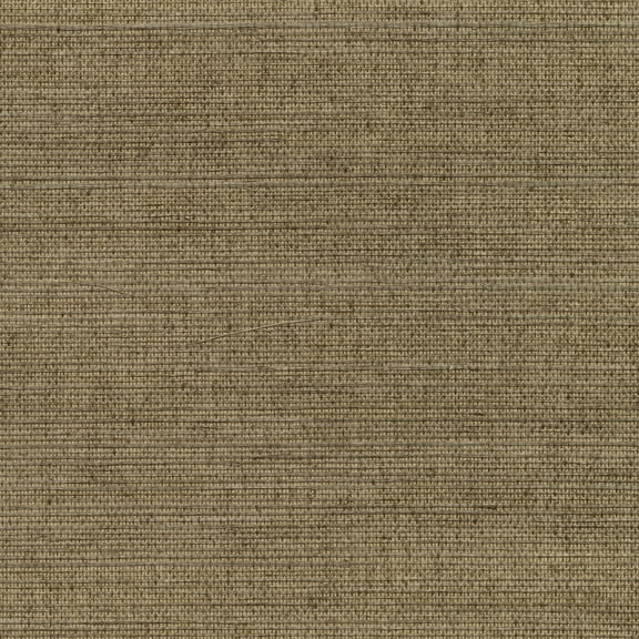 Kenneth James Kansu Brown Sisal Grasscloth Wallpaper