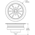 thumbnail image 6 of Elkay LKQS35MC Polymer Drain Fitting, Removable Basket Strainer and Rubber Stopper Mocha, 6 of 9