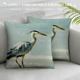 thumbnail image 3 of Fenyluxe  Throw Pillow Covers Blue Heron Double Sided Decorative Pillows Cushion Cover for Couch Sofa Outdoor 12x12in, 3 of 5