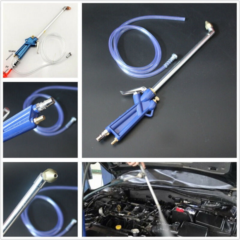 Engine Cleaning Alloy Air Blow Gun Remove Dirt Grease Oil With120cm Siphon Hose