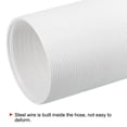 thumbnail image 4 of Uxcell 5.1 Inch x 59 Inch Anti-Clockwise Thread AC Vent Exhaust Tube Portable Air Conditioner Hose, 4 of 6