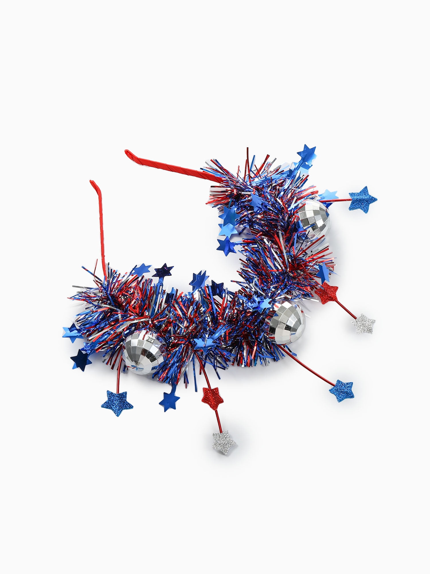 Way to Celebrate Americana Mirrorball Tinsel Headbopper