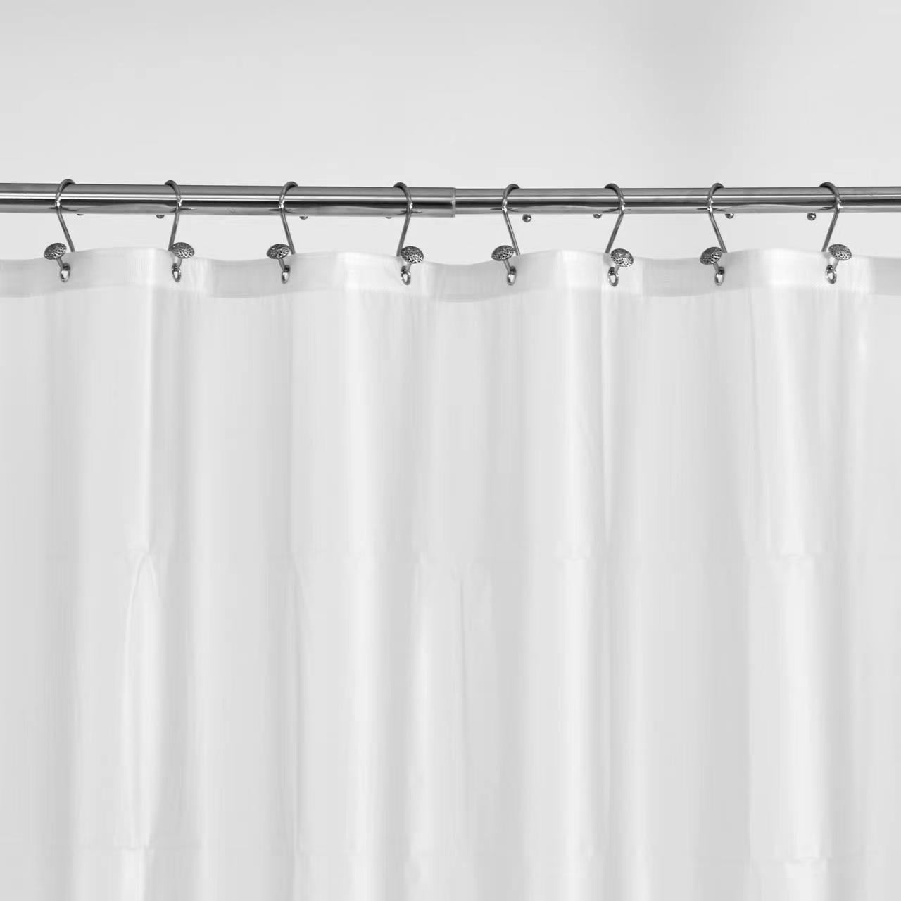 "Barossa Design PEVA Shower Stall Curtain Liner, Mildew Resistant, with 3 Magnets  Waterproof, 36"" x 72"  (图4)