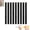 Black, variant on Self-Adhesive Acrylic Mirror Wall Stickers, 10-Pack Striped Design Mirror Art Tile Decal, Wall Decals Removable Mirrors Strips, for Ceiling, Living Room & Home DIY Decor