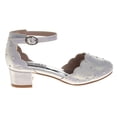 thumbnail image 2 of Badgley Mischka Girl Ankle Strap Dress Shoes (Little Kids), White, Size: 1, 2 of 7
