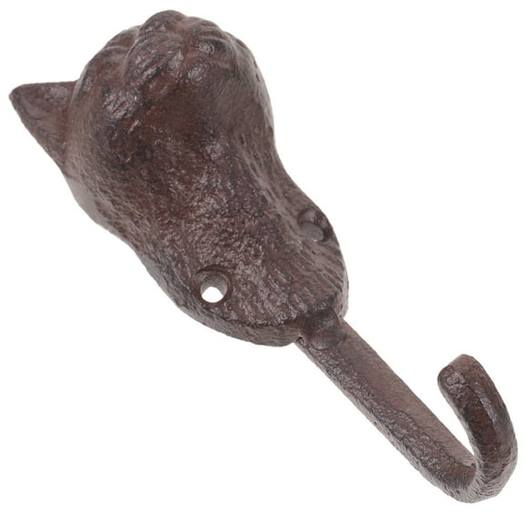 WEUVEB 1Set Animal Coat Hook Wall Mounted Light Brown 14X5CM For Home Decoration