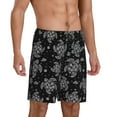 thumbnail image 2 of Sikiie Turtle Mens Pajama Shorts, Lightweight Lounge Pant with Pockets Soft Sleep Pj Shorts for MenX-Large, 2 of 6