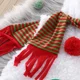 thumbnail image 5 of Disfraz de muñeco de nieve para bebé, traje de Navidad para niño y niña, mono con capucha y conjunto de bufanda, vestido de carnaval para fiesta, 5 of 5