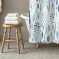 thumbnail image 3 of Creative Products Watercolor Leaves 1 71x74 Shower Curtain, 3 of 7