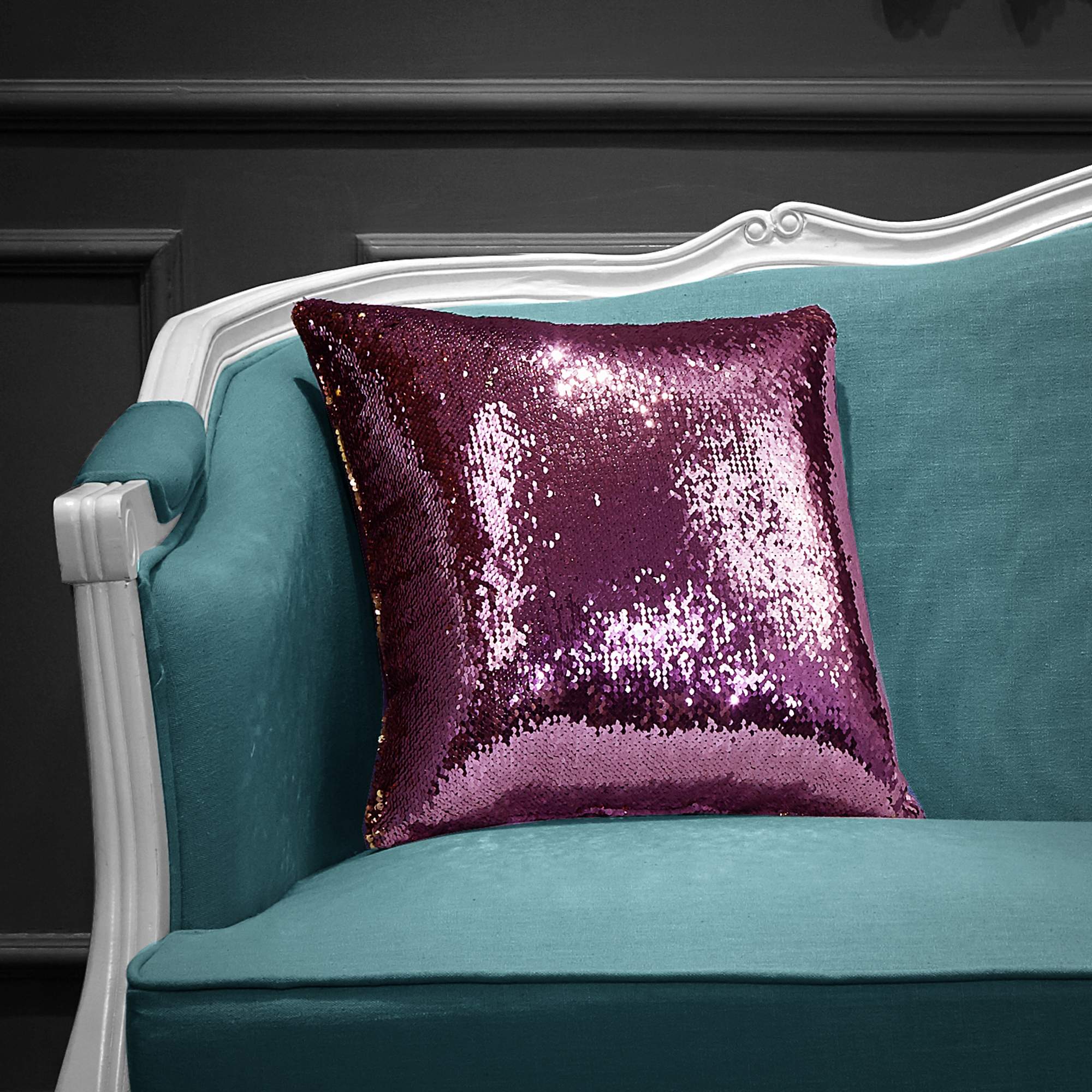 Mainstays Reversible 17”x 17” Sequin Sparkle Pillow