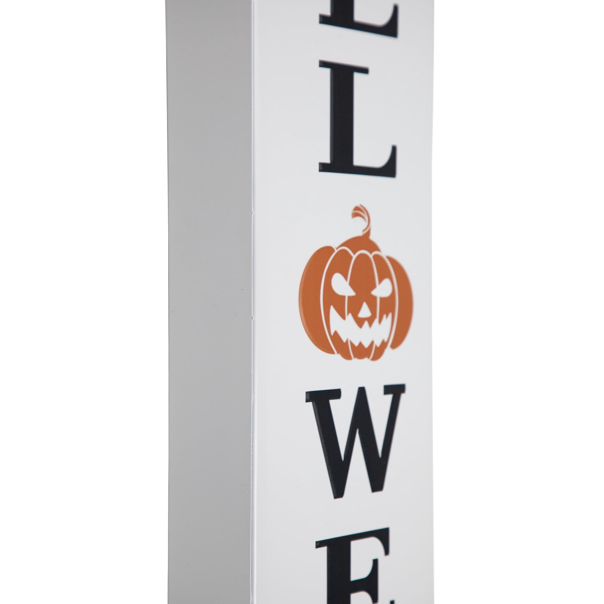 Northlight Happy Halloween Metal Porch Board Sign - 31.5"