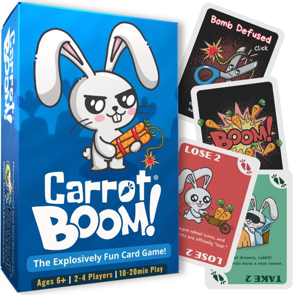 Juego de cartas KAWAII LAB GAMES Carrot Boom diversión familiar