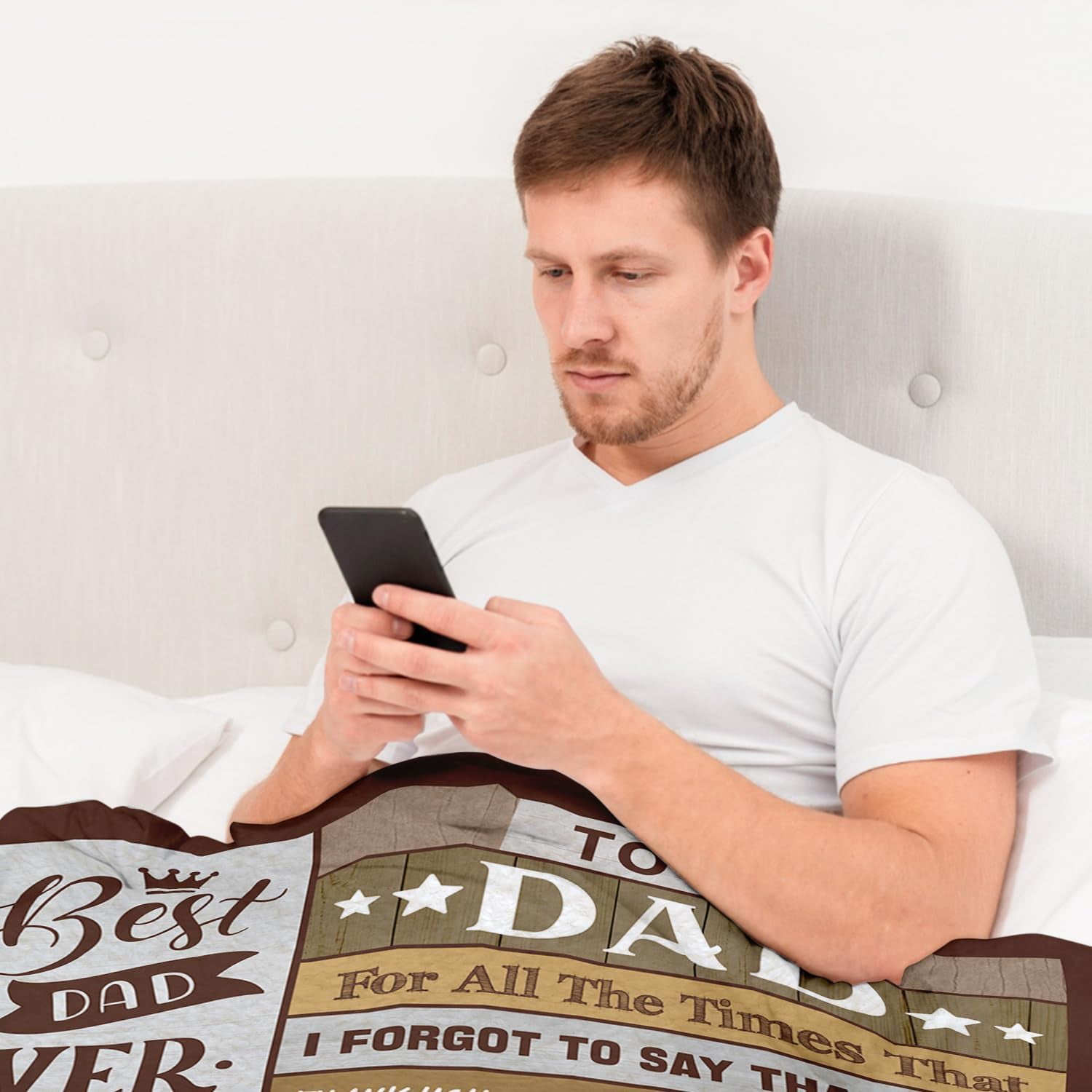 Gifts for Dad from Daughter Son - Birthday Gifts for Dad - Christmas Blanket Gift for Dads - Best Dads Ever Gift - Cool Dad's Birthday Present - Funny Present for Father - Throw Blanket