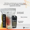 thumbnail image 4 of Primetech Proteína Whey 100% 1kg, 30 Servicios, 24g de proteína de suero de leche al 80% con enzimas digestivas para fácil absorción. Sabor Vainilla, 4 of 4