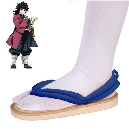 

Anime Demon Slayers Shoes Kimetsu No Yaiba Kamado Tanjirou Clogs Sandals Kamado Nezuko Geta Kochou Shinobu Cosplay Shoes