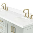 thumbnail image 5 of Ariel Taylor 67 Inch Double Oval Sink Vanity With White Quartz Countertop W/1.5" Edge In Grey, 5 of 11
