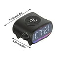 thumbnail image 3 of Edgergery Multi-function Five-in-one Alarm Clock Bluetooth Speaker Wireless Quick Charge Nightlight Clock Desktop Wireless Charger, 3 of 5