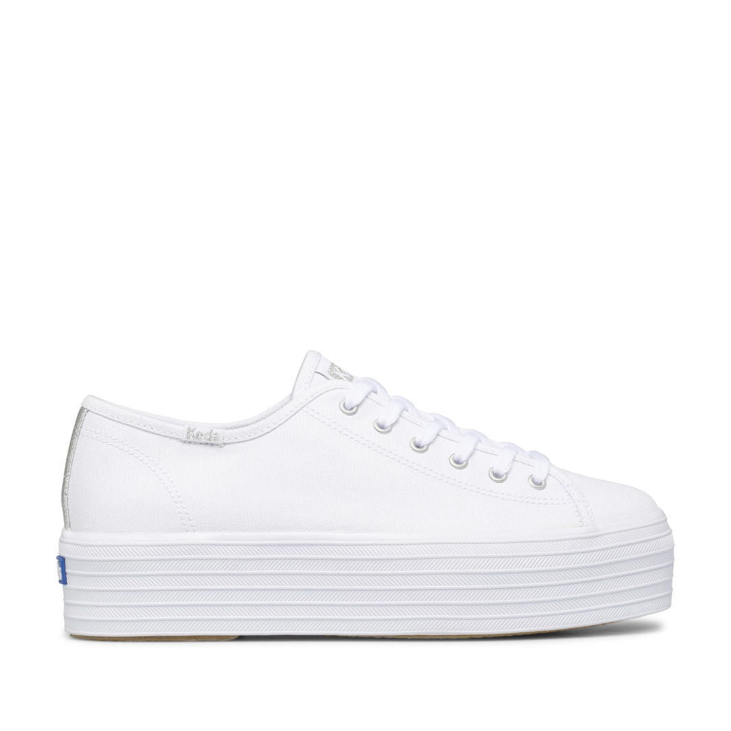 Keds Women's KICKSTART RETRO COURT LEATHER Sneaker, White/Blue, 3 UK:  Amazon.co.uk: Fashion