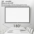 thumbnail image 3 of pitrice 16:9 Écran de Projection Vidéo Sans Cadre Rideau Simple Pliable Haute Définition Extérieur Mural pour Cinéma Maison Bureau, 3 of 9