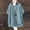 Light Blue, variant on LADIGASU Women's Summer Solid Color Short Sleeve Shirt Round-Neck Loose Blouses