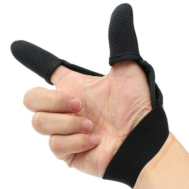 Pro Elastic Single Two-Finger Casting Glove Fishing Finger Stall Protector  New 