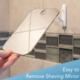 thumbnail image 4 of The Shave Well Company Deluxe Anti-Fog Shower Mirror, Fogless Bathroom Shaving Mirror with Long-Lasting Removable Adhesive Hook, Good for Removing Makeup in the Shower, 4 of 8