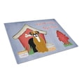 thumbnail image 1 of Carolines Treasures BB2870LCB Dog House Collection Flashy Fawn Boxer Glass Cutting Board, Large, 1 of 2