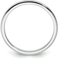 thumbnail image 2 of Solid 10K White Gold 1.4mm Half Round Polished Stackable Band Size 5.5 - Ring Size 5.5, 2 of 8
