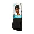 thumbnail image 5 of KISS - Colors & Care Soft Satin Wrap Scarf, 60", Extra-Long, Black, 5 of 5
