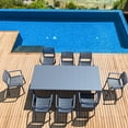 thumbnail image 4 of Siesta ISP774-DVR 70 - 86 in. Vegas Dining Extendable Table  Dove Gray, 4 of 11